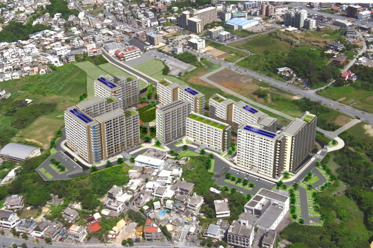 写真:大名市営住宅全体