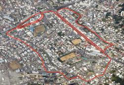 真嘉比古島第一地区上空写真