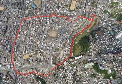 真嘉比古島第二地区上空写真