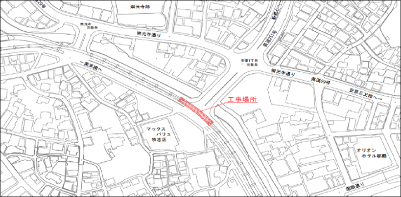 地図:工事場所