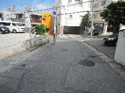 写真：安謝北線3（整備前）私道