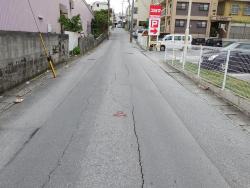 写真：安謝北線1（整備前）車道