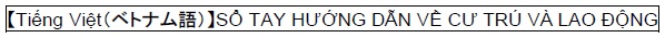 【Vietnamese】Guidebook on Living and Working（外部リンク・新しいウィンドウで開きます）