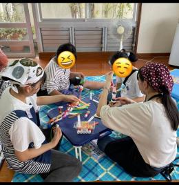 写真:子どもの居場所アップでの様子