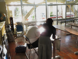 写真:首里中PTA学習支援活動の様子