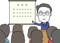 イラスト:講座開催の様子