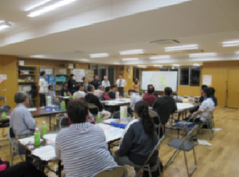 写真：大名小学校区ワークショップ2