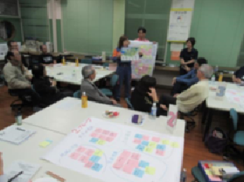 写真：天妃小学校区ワークショップ2