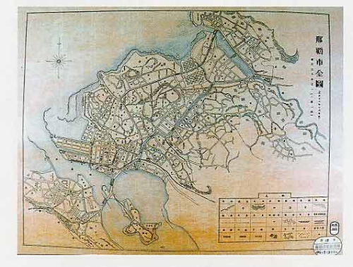 写真:大正12年那覇市全図