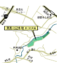 真嘉比遊水地詳細地図