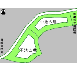 真嘉比遊水地多目的広場内地図