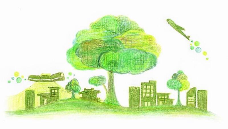 イラスト：都市緑化