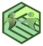 イラスト:防衛省と地域社会との協力を象徴するエンブレム