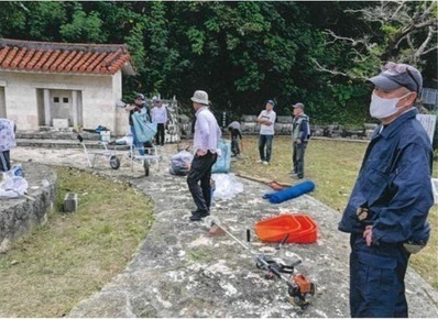 モデル地区助成団体の清掃活動の様子