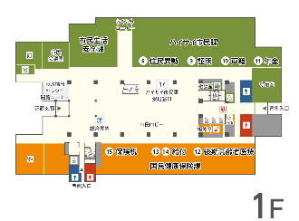 イラスト：2024年11月19日現在1階フロアマップ