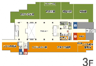イラスト：2025年4月11日現在3階フロアマップ