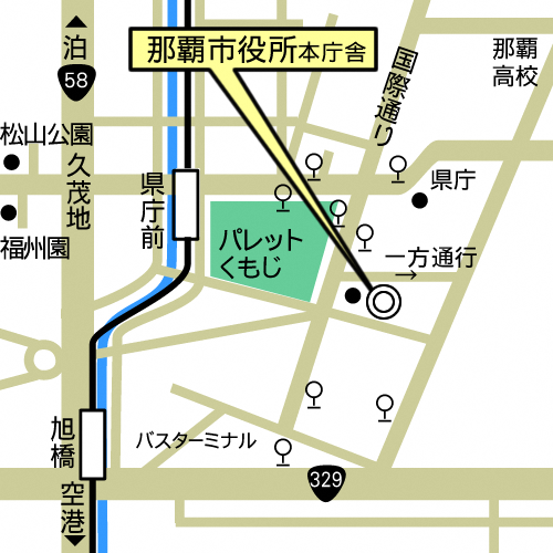 市役所の地図