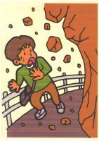 イラスト：土砂災害