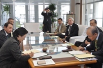 写真:沖縄大学さまと調印式の様子