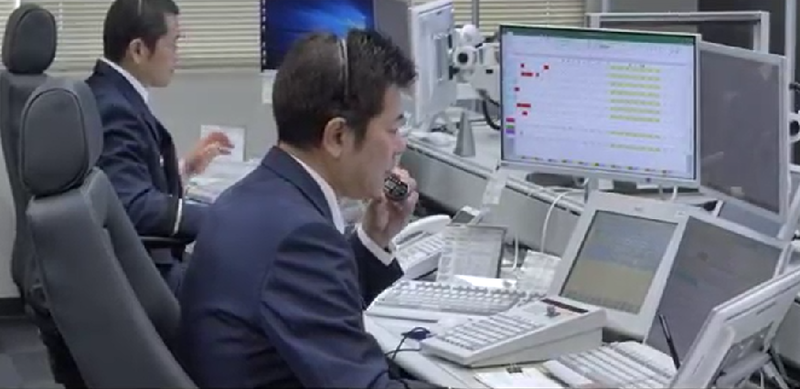 写真：指令管制