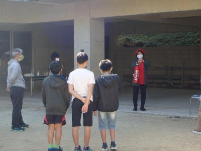 写真：消火器取扱い訓練の様子