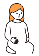 妊婦さんのイラスト