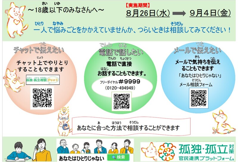 画像:内閣府 孤独・孤立対策