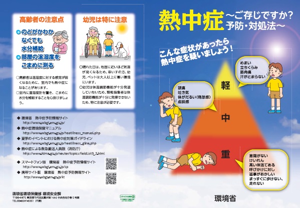 熱中症リーフレット_環境省