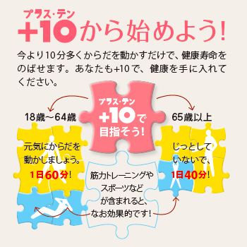 イラスト：プラス10から始めよう