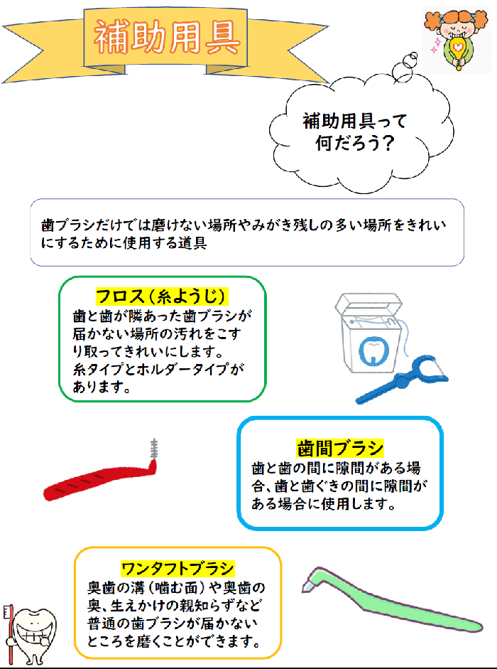 イラスト:補助用具