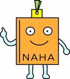 イラスト：那覇市立図書館マスコットキャラクター ナットくん