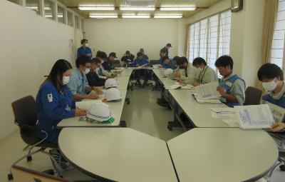 写真：隊長会議の様子
