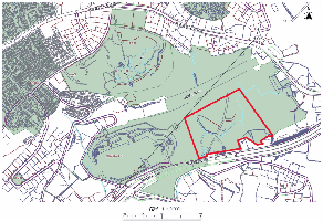 地図：識名公園　整備箇所