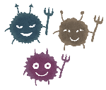 イラスト：ウイルス