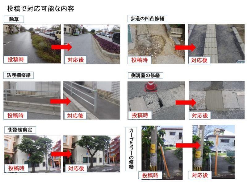 写真：投稿で可能対応な内容
