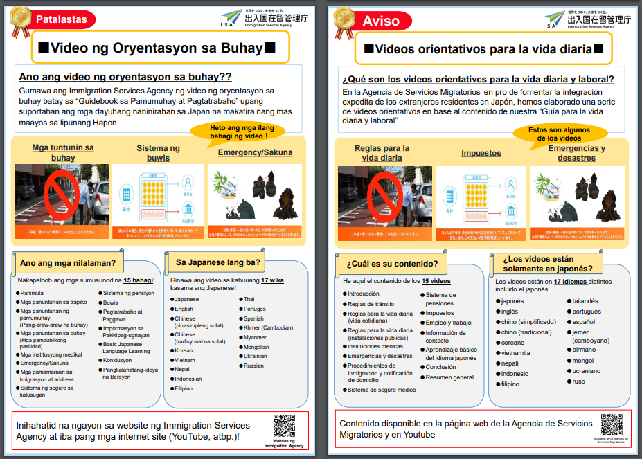 Flyer photo：Videos for the Daily Life Orientation 5