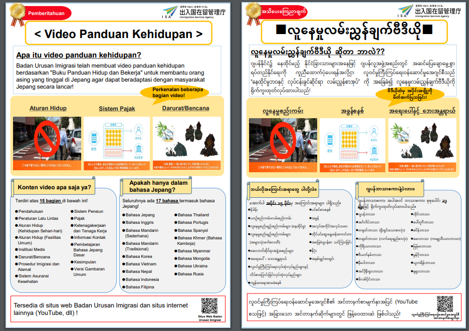 Flyer photo：Videos for the Daily Life Orientation 3