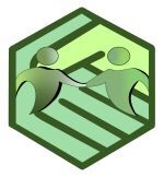 イラスト：防衛省と地域社会との協力を象徴するエンブレム