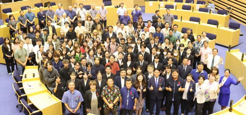 那覇市若者ミライ議会　集合写真