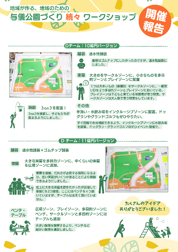 写真：与儀公園づくり続々・ワークショップ開催報告（6）