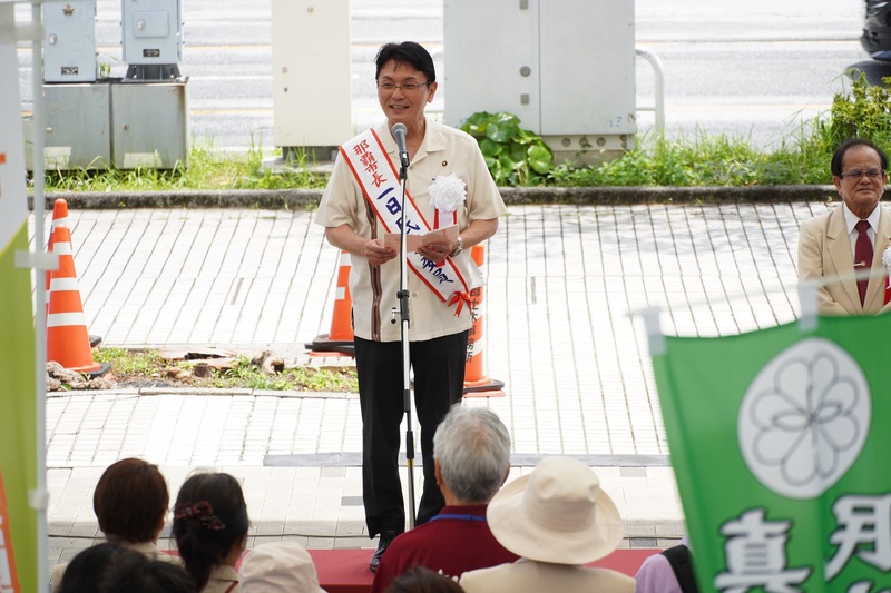 市長挨拶の様子