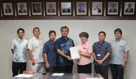 事務点検報告書手交式
