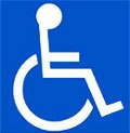 障がい者のための国際シンボルマーク写真
