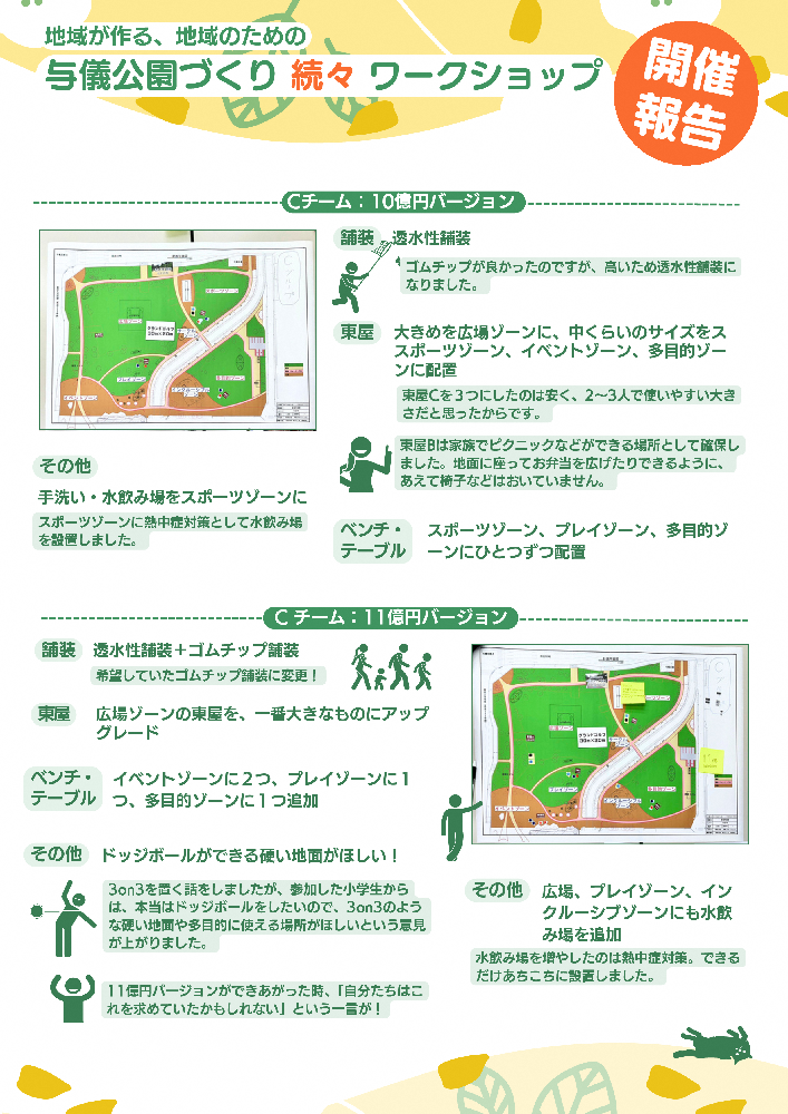 与儀公園づくり続々・ワークショップ開催報告（５）