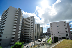 石嶺市営住宅給水塔からの景色