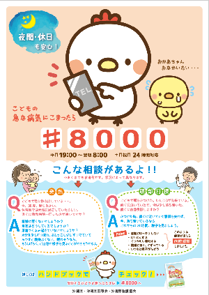＃8000の案内図