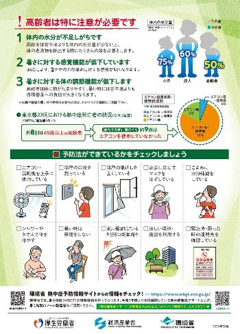 高齢者のための熱中症対策（裏）