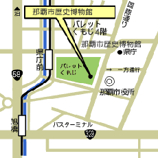 博物館の地図