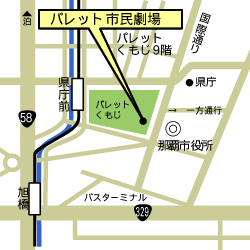 バレット市民劇場の地図