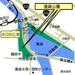 漫湖公園地図